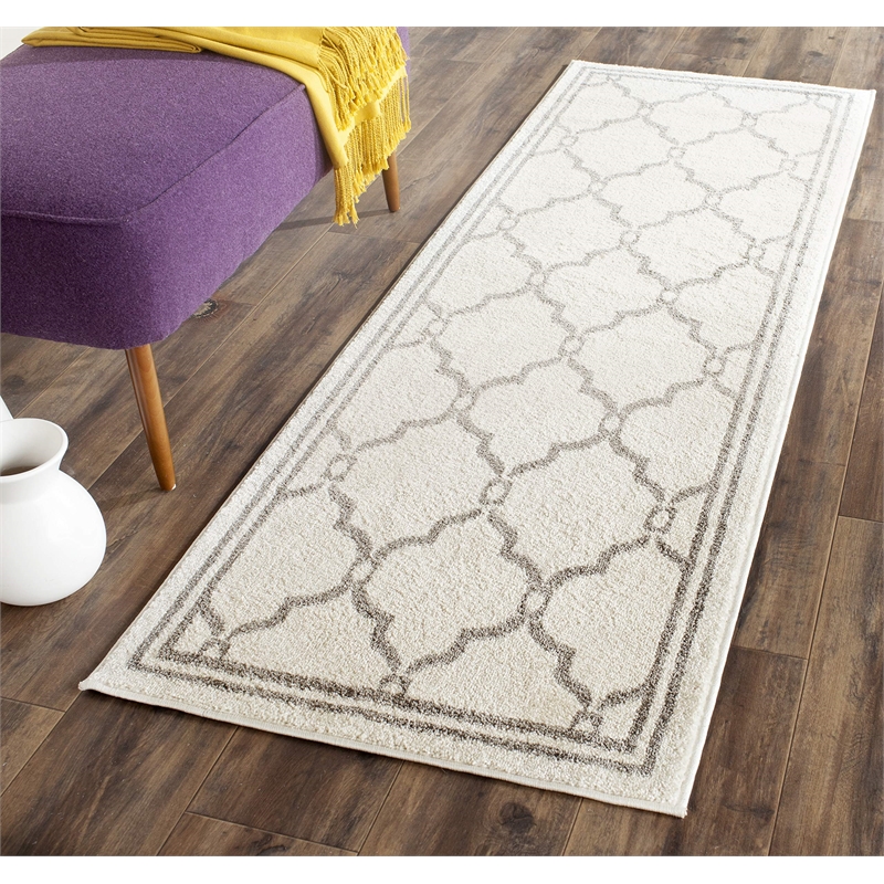 Safavieh Amherst Ivory Indoor Outdoor Rug - Runner 2'3