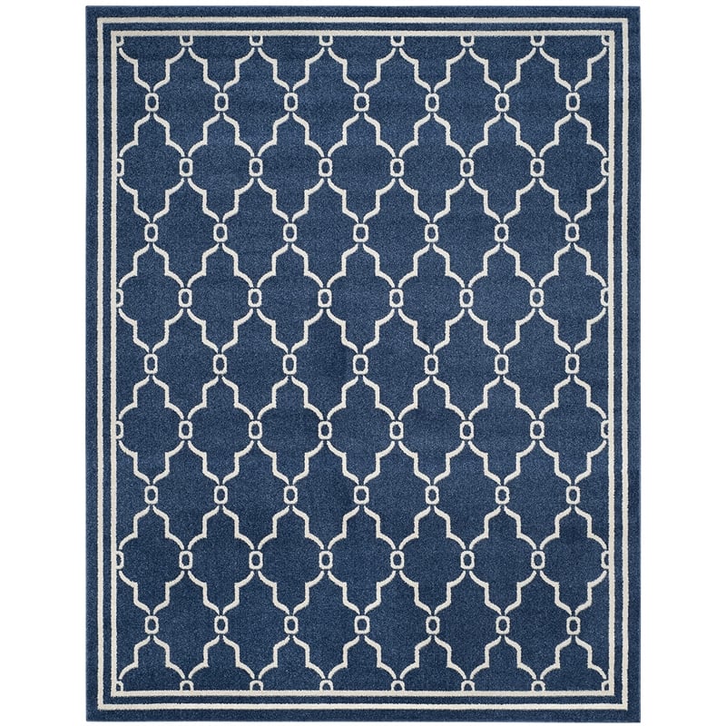 Safavieh Amherst Navy Indoor Outdoor Rug - 8' x 10'