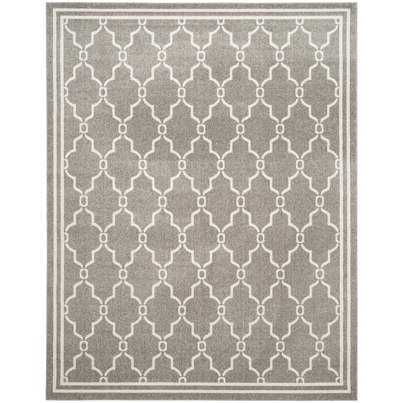 Safavieh Amherst Dark Grey Indoor Outdoor Rug - 8' x 10'