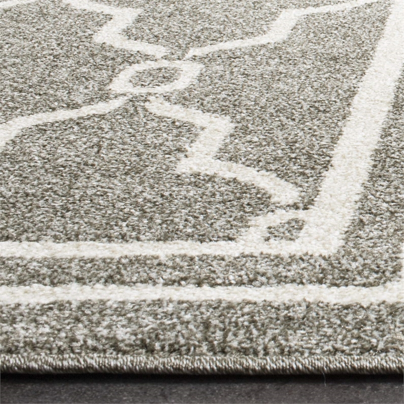 Safavieh Amherst Dark Grey Indoor Outdoor Rug - 8' x 10'