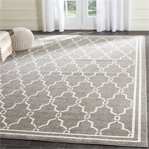 Safavieh Amherst Dark Grey Indoor Outdoor Rug - 9' x 12'