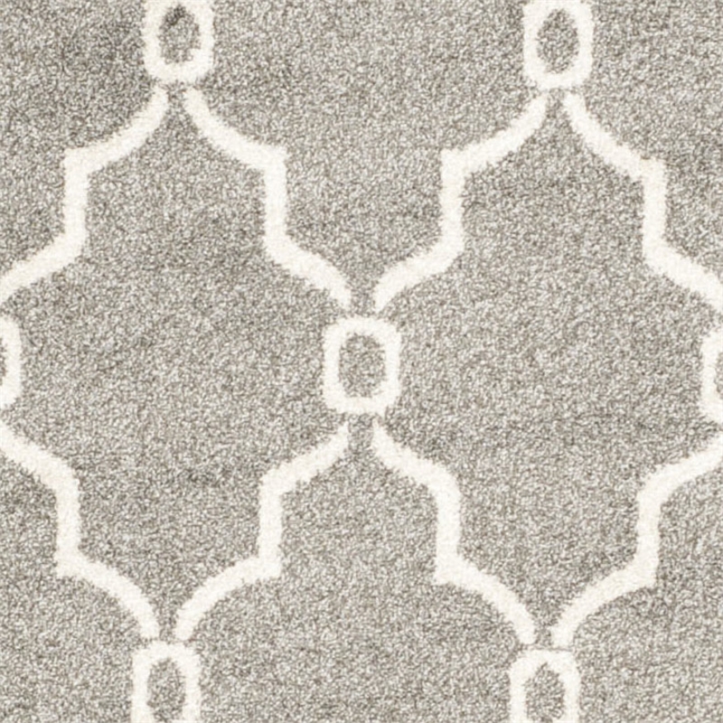 Safavieh Amherst Dark Grey Indoor Outdoor Rug - Round 7'