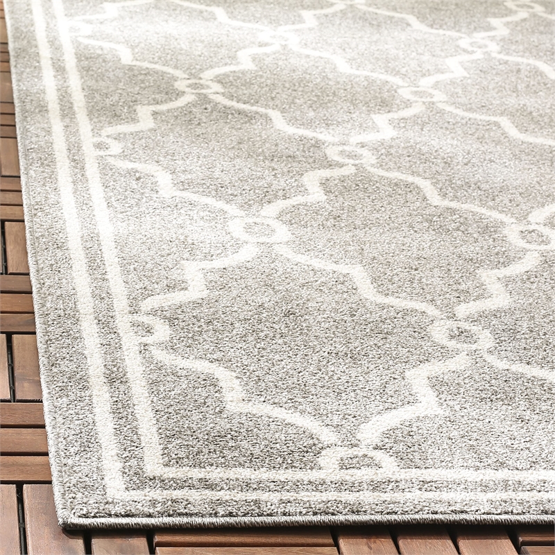 Safavieh Amherst Dark Grey Indoor Outdoor Rug - Square 7'