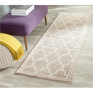 Safavieh Amherst Wheat Indoor Outdoor Rug - 2'3&quot x 11'