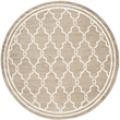 Safavieh Amherst Wheat Indoor Outdoor Rug - Round 7'