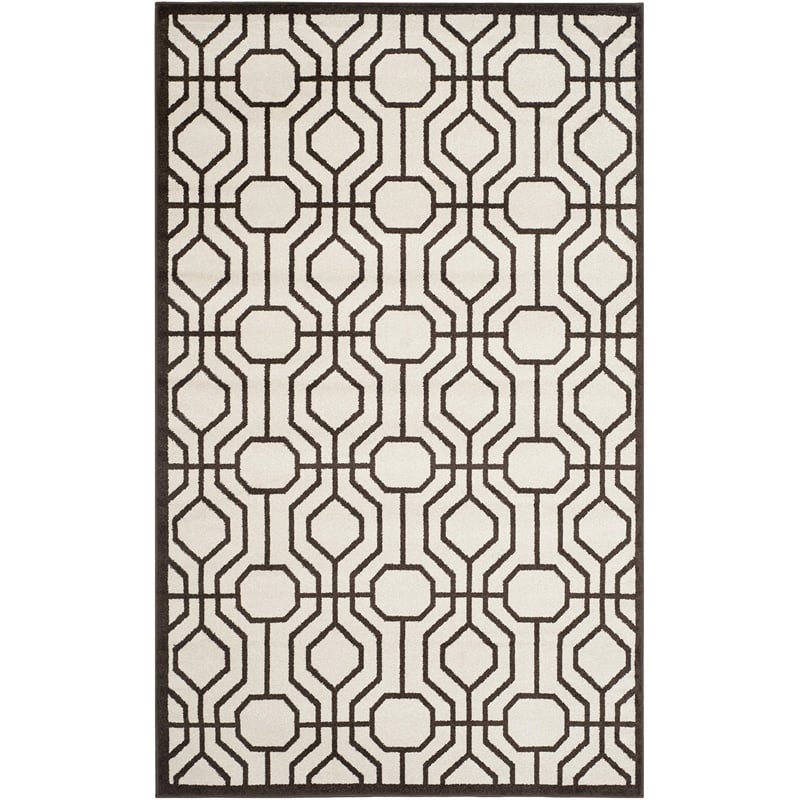 Safavieh Amherst Ivory Indoor Outdoor Rug - 5' x 8'