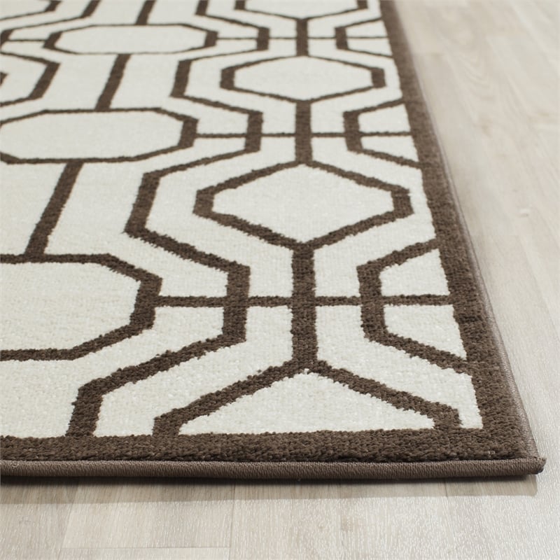 Safavieh Amherst Ivory Indoor Outdoor Rug - 5' x 8'