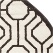 Safavieh Amherst Ivory Indoor Outdoor Rug - Round 7'