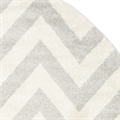 Safavieh Amherst Light Grey Indoor Outdoor Rug - Round 9'