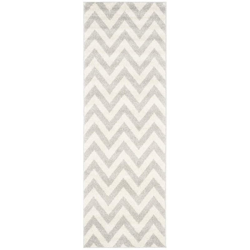 Safavieh Amherst Light Grey Indoor Outdoor Rug - Runner 2'3