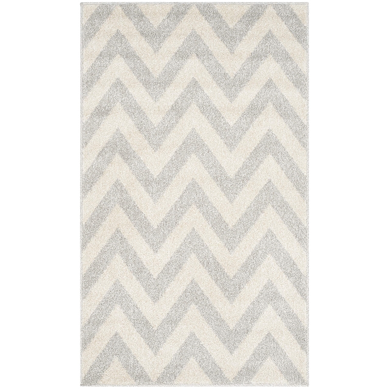 Safavieh Amherst Light Grey Indoor Outdoor Rug - Runner 2'6