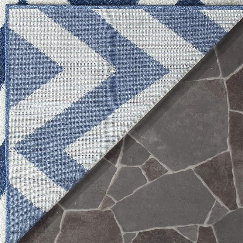 Safavieh Amherst Navy Indoor Outdoor Rug - 9' x 12'