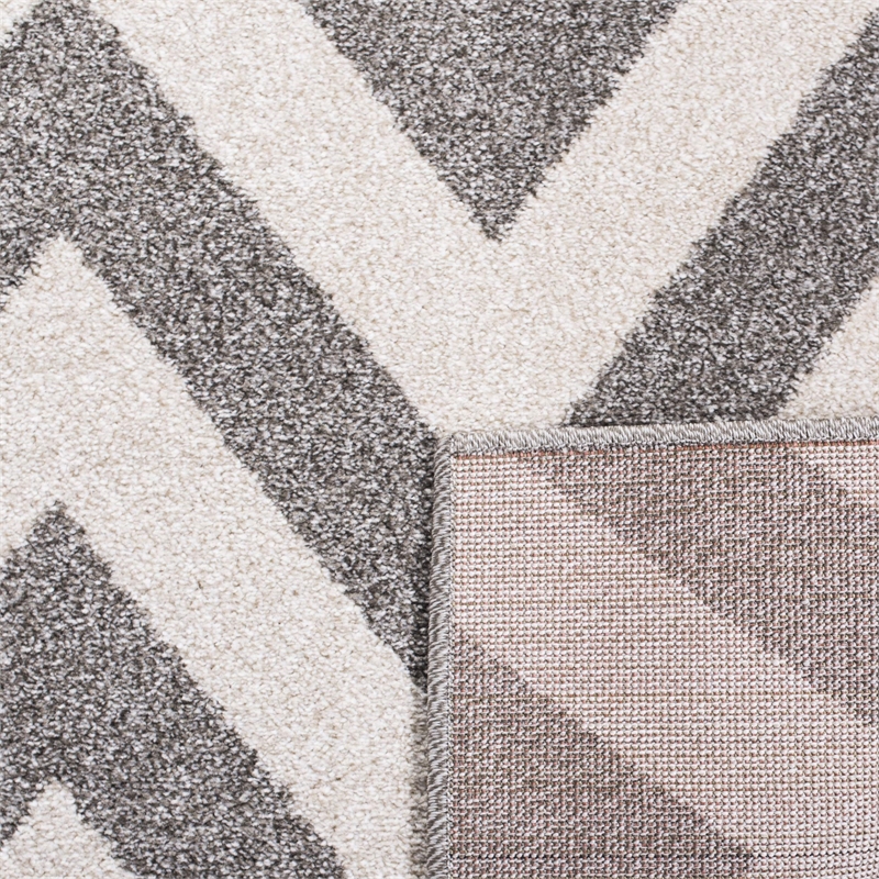 Safavieh Amherst Dark Grey Indoor Outdoor Rug - 6' x 9'