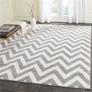 Safavieh Amherst Dark Grey Indoor Outdoor Rug - 9' x 12'