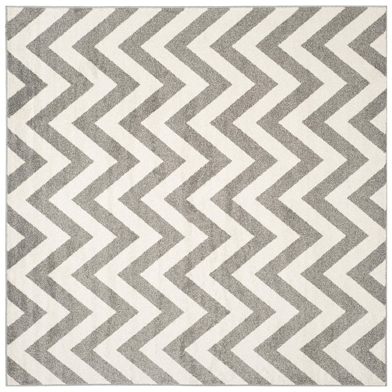 Safavieh Amherst Dark Grey Indoor Outdoor Rug - Square 7'