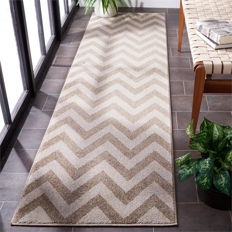 Safavieh Amherst Wheat Indoor Outdoor Rug - Runner 2'3