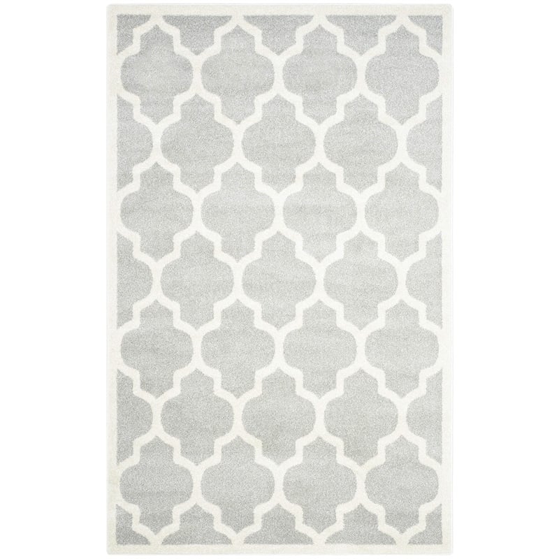 Safavieh Amherst Light Grey Indoor Outdoor Rug - 6' x 9'