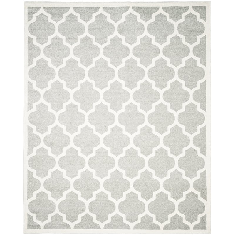 Safavieh Amherst Light Grey Indoor Outdoor Rug - 8' x 10'