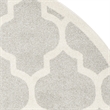 Safavieh Amherst Light Grey Indoor Outdoor Rug - Round 7'