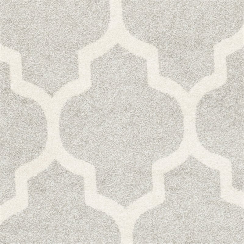 Safavieh Amherst Light Grey Indoor Outdoor Rug - Round 9'