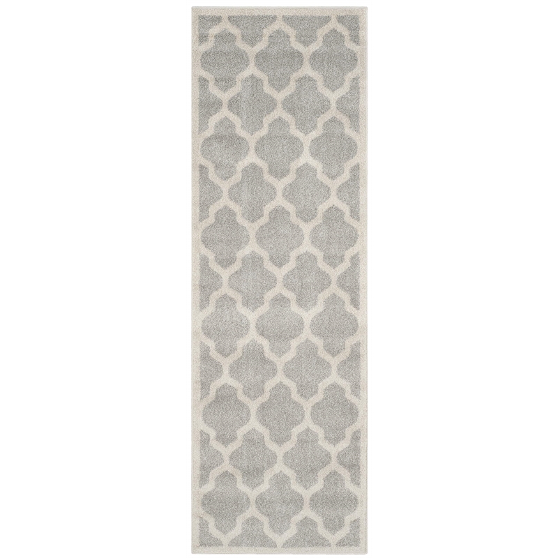 Safavieh Amherst Light Grey Indoor Outdoor Rug - Runner 2'3