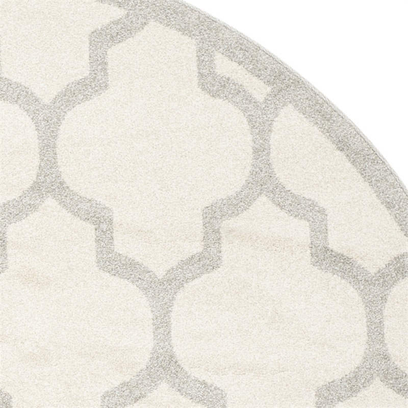Safavieh Amherst Beige Indoor Outdoor Rug - Round 5'