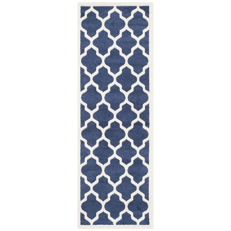 Safavieh Amherst Navy Indoor Outdoor Rug - 2'3