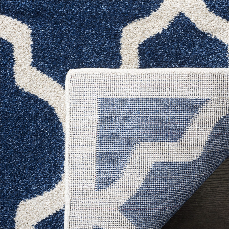 Safavieh Amherst Navy Indoor Outdoor Rug - 6' x 9'