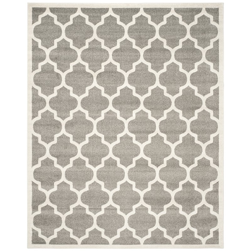 Safavieh Amherst Dark Grey Indoor Outdoor Rug - 9' x 12'