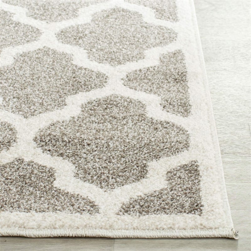 Safavieh Amherst Dark Grey Indoor Outdoor Rug - Runner 2'3