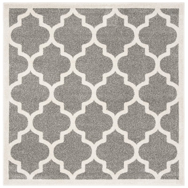 Safavieh Amherst Dark Grey Indoor Outdoor Rug - Square 5'