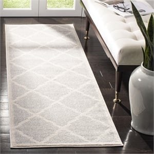 Safavieh Amherst Light Grey Indoor Outdoor Rug - 2'3&quot x 11'
