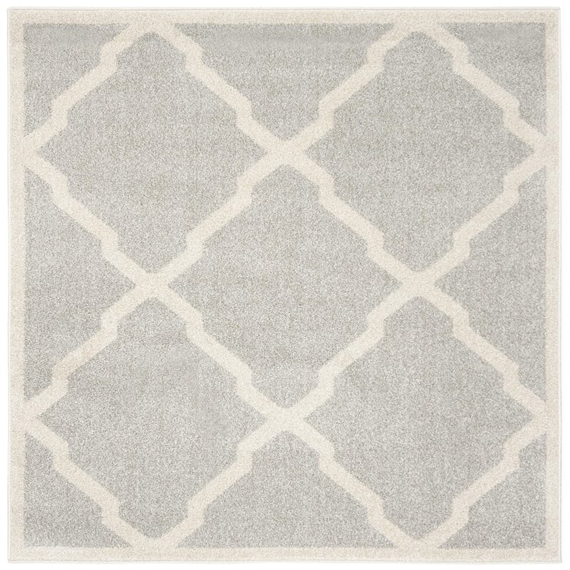 Safavieh Amherst Light Grey Indoor Outdoor Rug - Square 7'