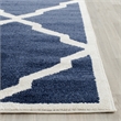 Safavieh Amherst Navy Indoor Outdoor Rug - 8' x 10'