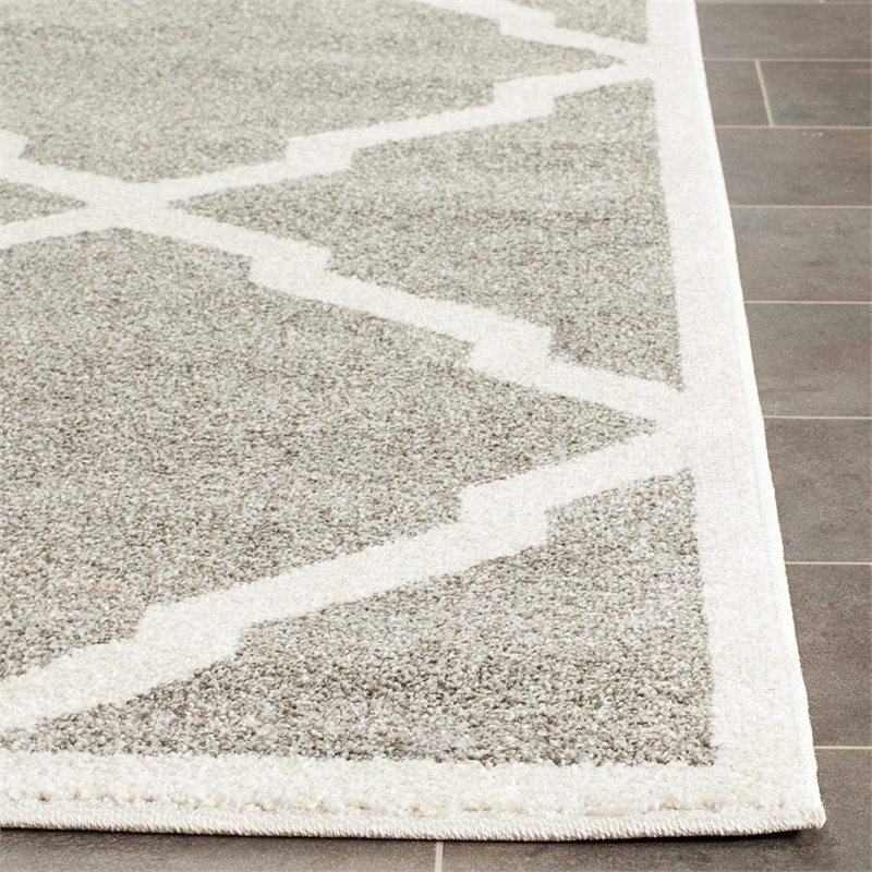 Safavieh Amherst Dark Grey Indoor Outdoor Rug - 9' x 12'