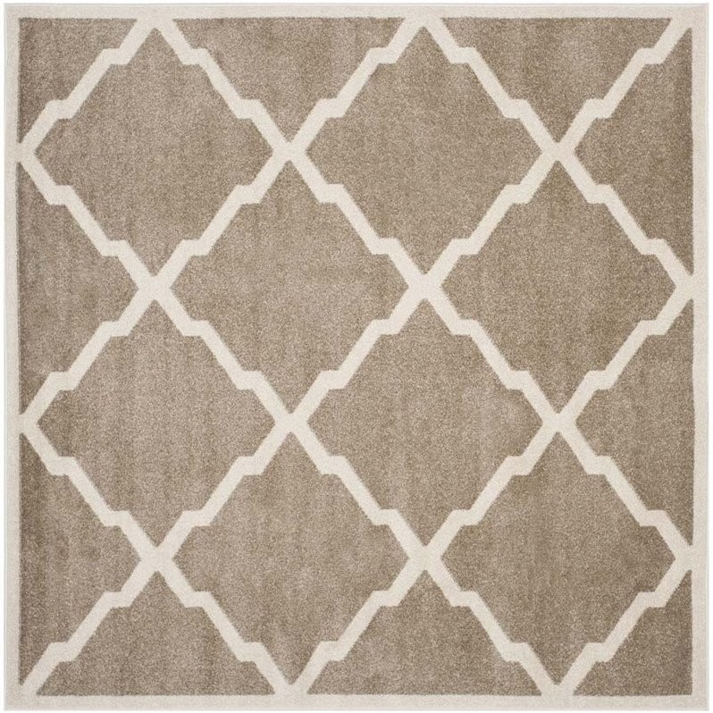 Safavieh Amherst Wheat Indoor Outdoor Rug Square 7' Cymax Business