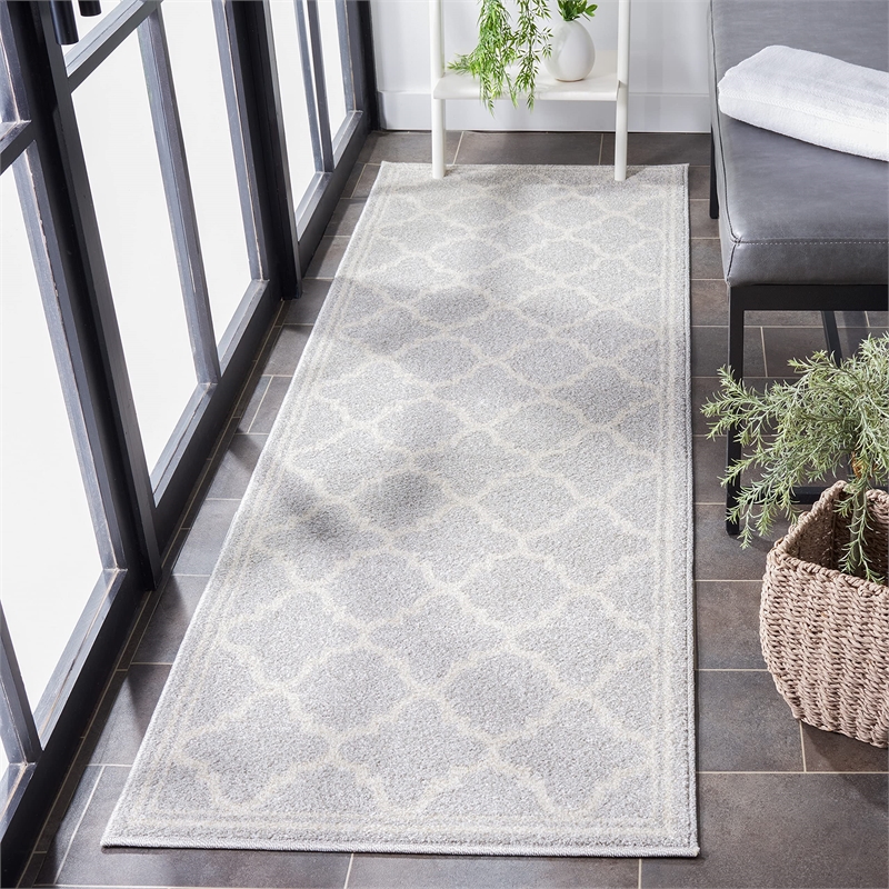 Safavieh Amherst Light Grey Indoor Outdoor Rug - 2'3