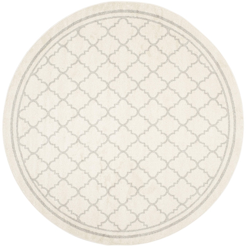 Safavieh Amherst Beige Indoor Outdoor Rug - Round 5'