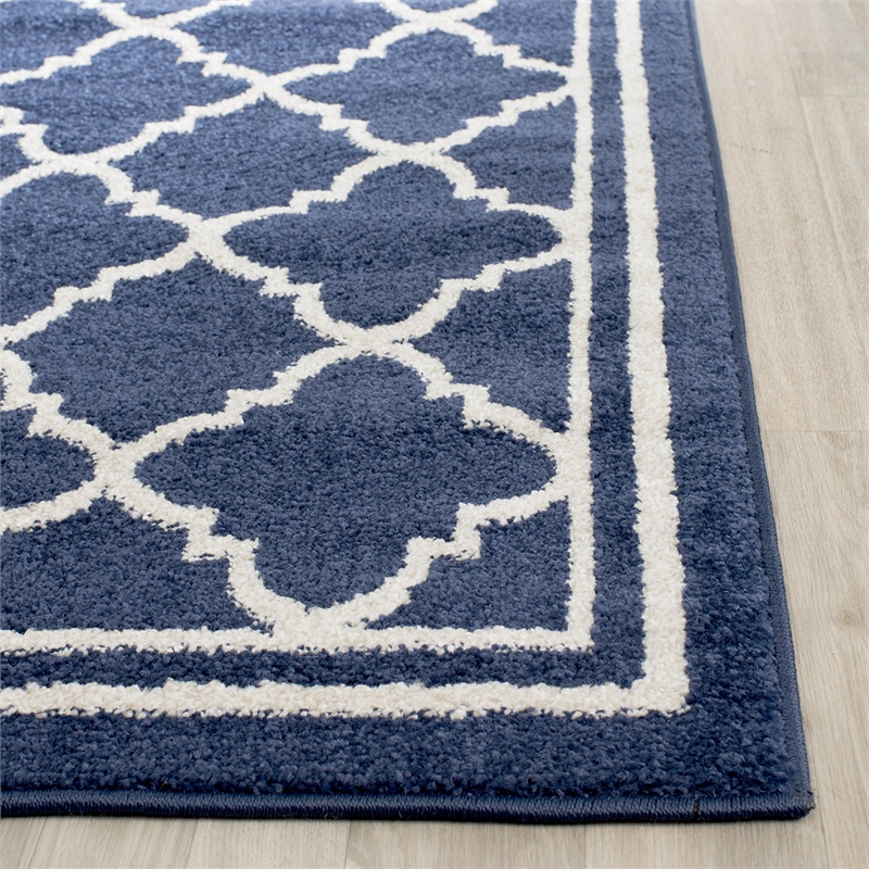 Safavieh Amherst Navy Indoor Outdoor Rug - 2'3