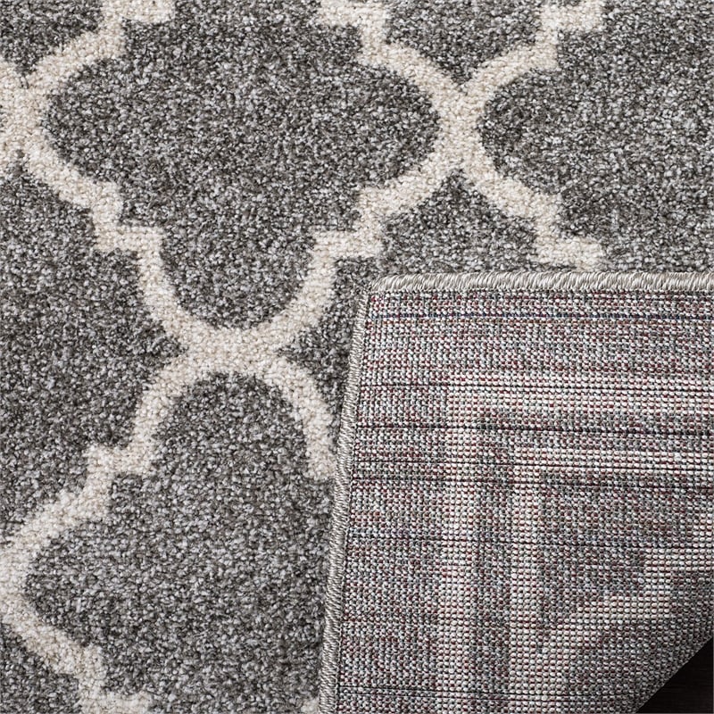 Safavieh Amherst Dark Grey Indoor Outdoor Rug - 9' x 12'