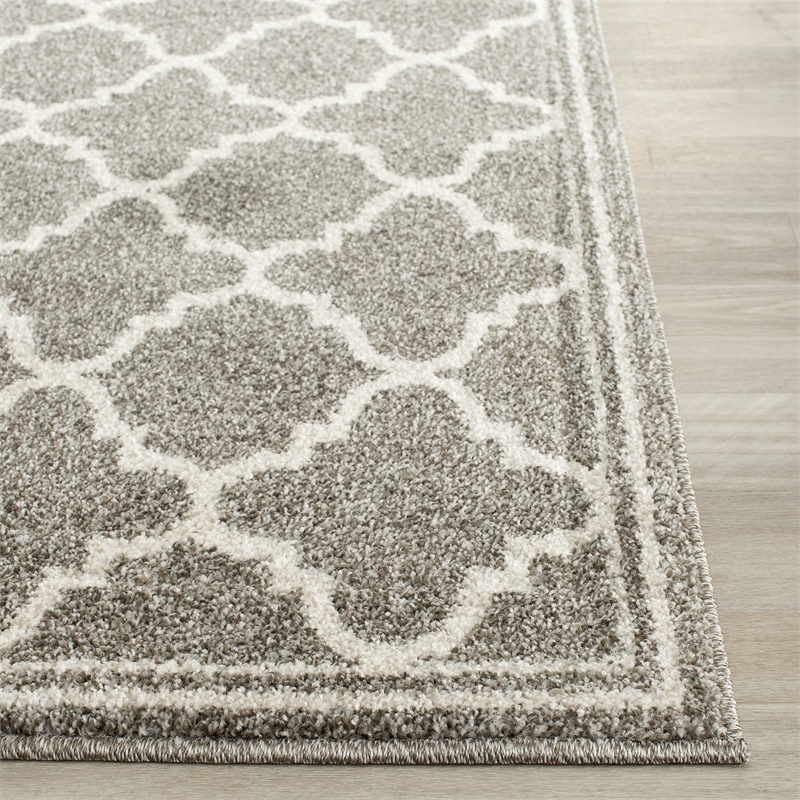 Safavieh Amherst Dark Grey Indoor Outdoor Rug - Runner 2'3