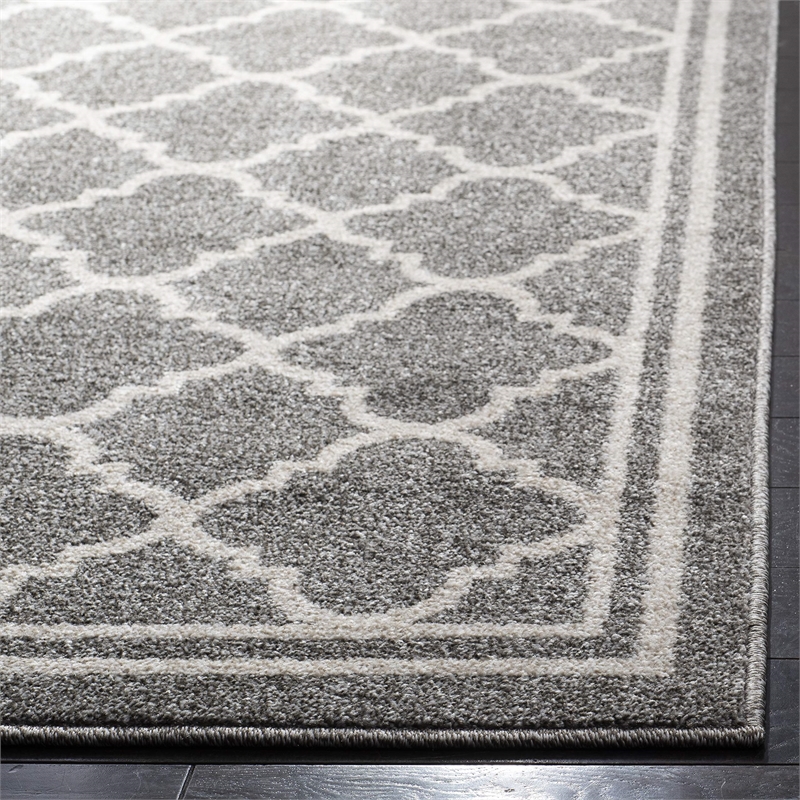 Safavieh Amherst Dark Grey Indoor Outdoor Rug - Square 7'
