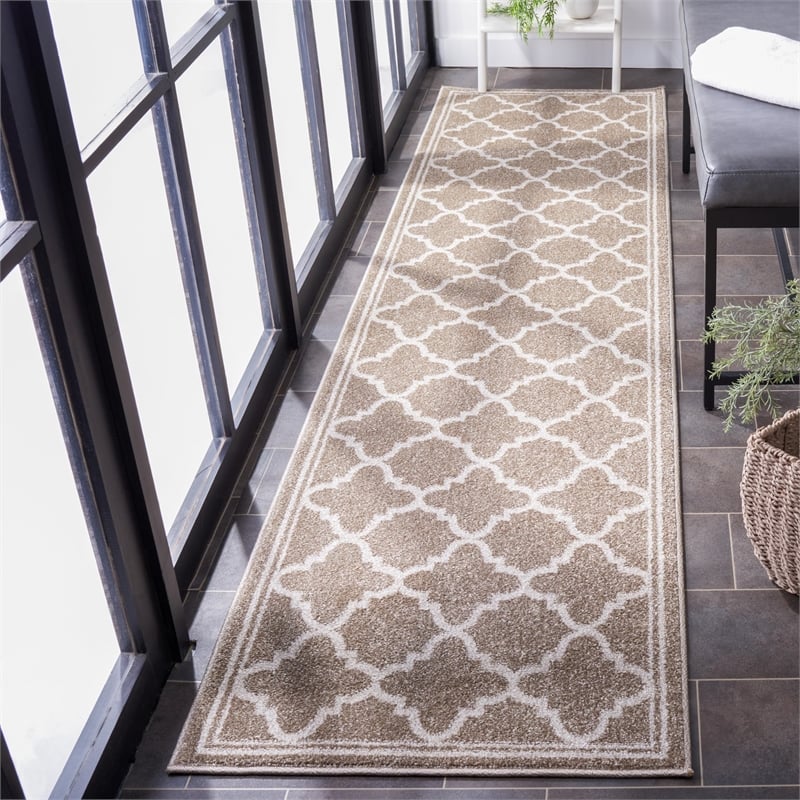 Safavieh Amherst Wheat Indoor Outdoor Rug - Runner 2'3