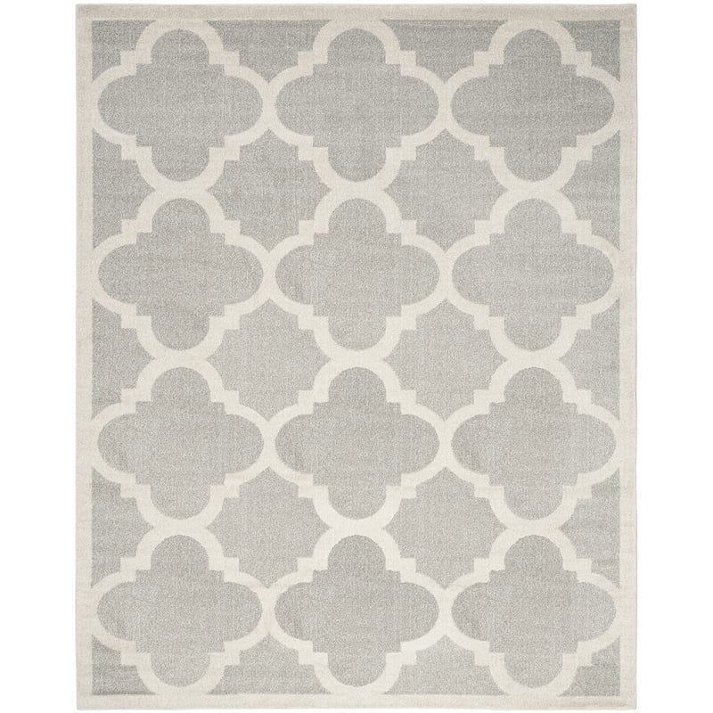Safavieh Amherst Light Grey Indoor Outdoor Rug - 8' x 10'