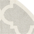 Safavieh Amherst Light Grey Indoor Outdoor Rug - Round 5'
