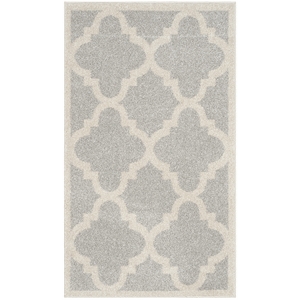 Safavieh Amherst Light Grey Indoor Outdoor Rug - Runner 2'6&quot x 4'