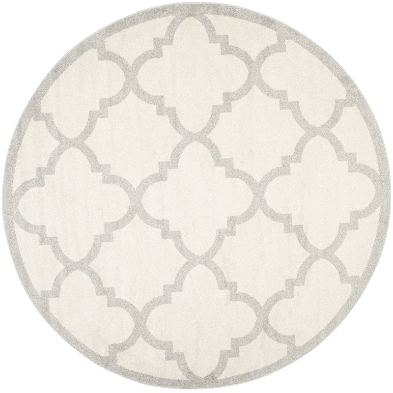 Safavieh Amherst Beige Indoor Outdoor Rug - Round 5'