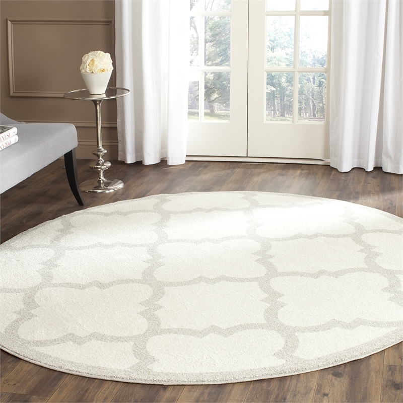 Safavieh Amherst Beige Indoor Outdoor Rug - Round 7'