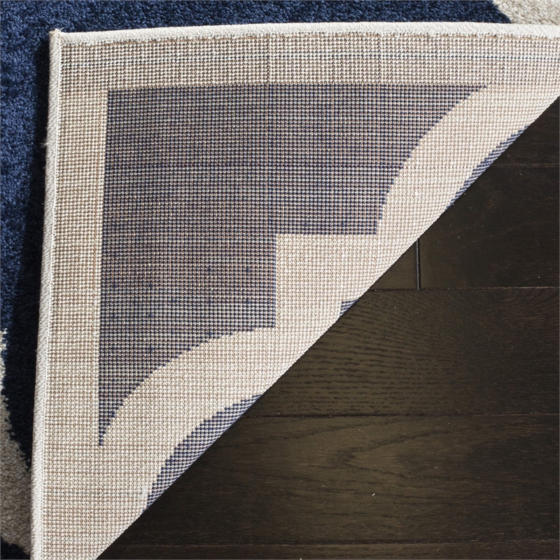 Safavieh Amherst Navy Indoor Outdoor Rug - 5' x 8'