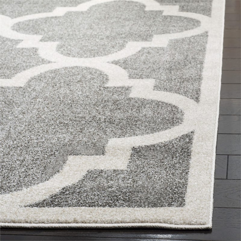 Safavieh Amherst Dark Grey Indoor Outdoor Rug - 6' x 9'
